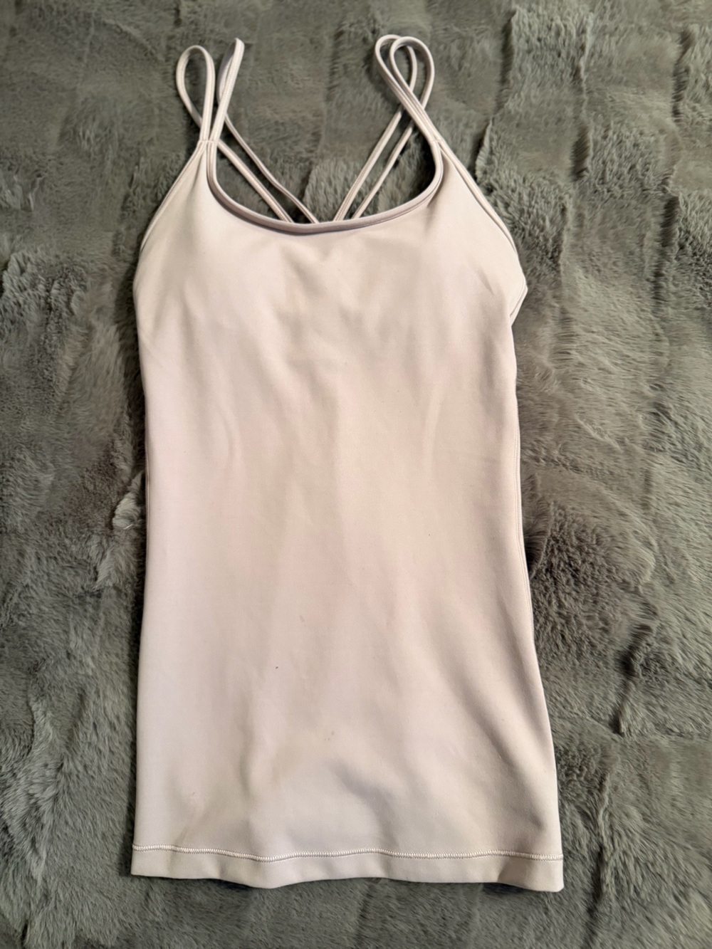 lululemon athletica Light Beige Double-Strap Tank